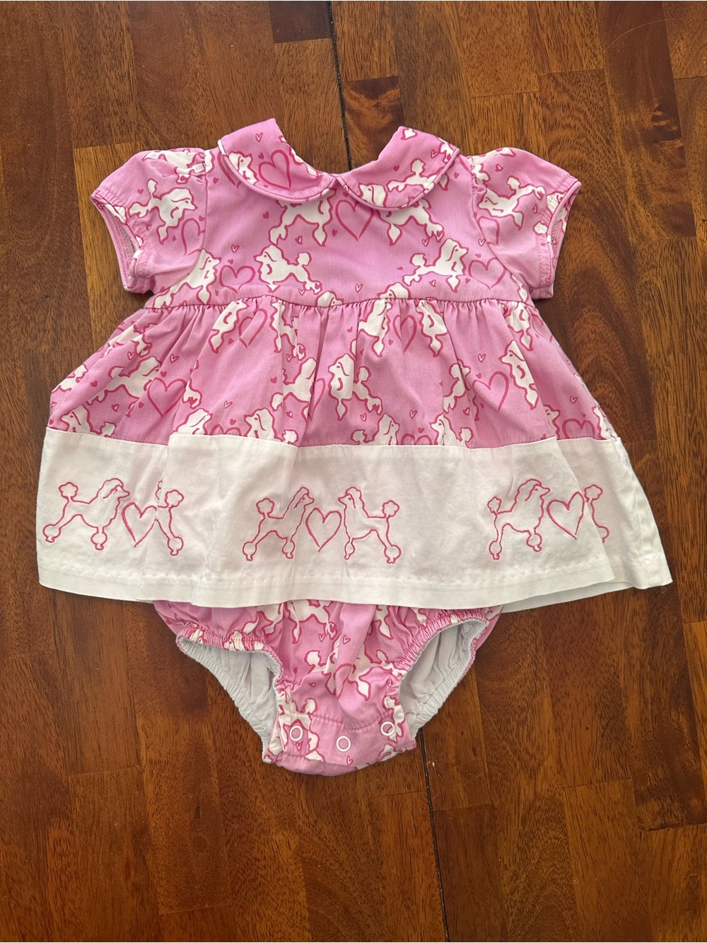 Dondolo Pink Taffy Poodle Bubble Dress